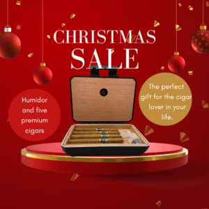 Velvet Blaze Holiday Luxury Humidor Gift Set
